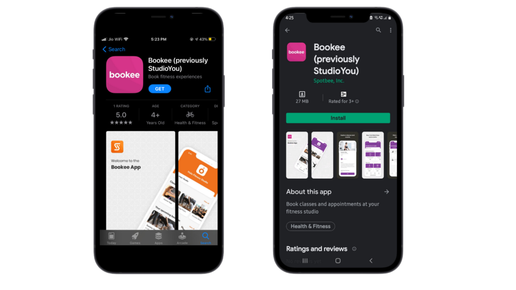 phones with bookee app